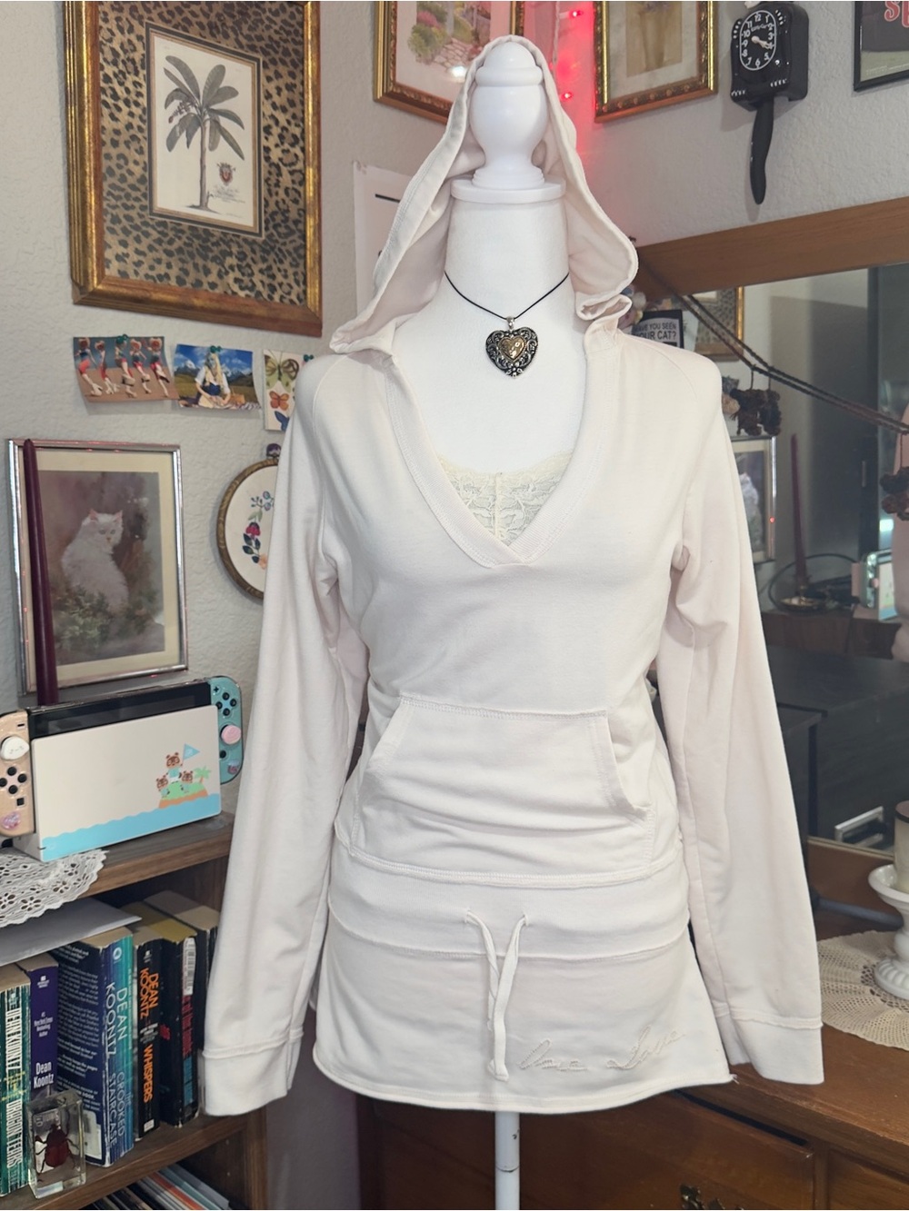 Y2K Hooded Pullover Top - Picture 5 of 9